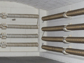 Heating elements for industrial furnaces